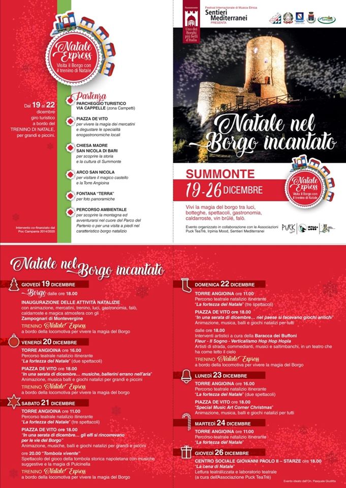 Comuni Www Cinquerighe It Comune Summonte Natale Nel Borgo Incantato Anteprima Di Sentieri Mediterranei